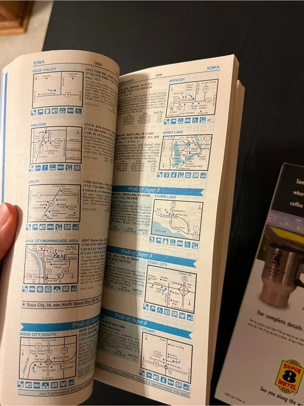 Vintage Super 8 Motel International Directory Travel Booklets Lot 2003 2005 2007